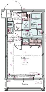 コンシェリア馬込 THE RESIDENCEの間取り画像