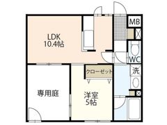 プランドール中筋の間取り画像