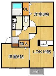 ディーフレア徳吉A棟の間取り画像