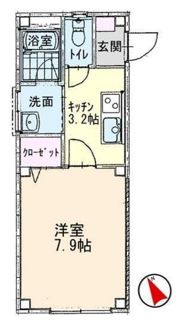 ラフィネ大供の間取り画像