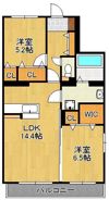 エスポワールIの間取り画像