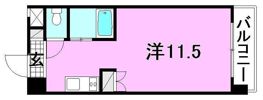 オクトワール松山中村の間取り画像