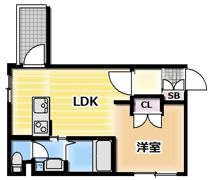 フィユフラッツ城東野江の間取り画像