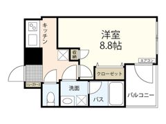 The MODERN 奉還町の間取り画像