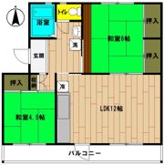 京急逗子線 六浦 徒歩11分 貸マンションの間取り画像