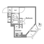 レジディア横濱関内の間取り画像