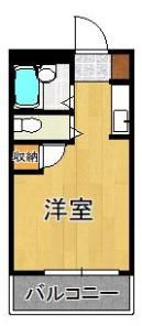 第2北九大前スカイマンションの間取り画像