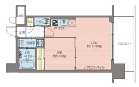 プレジオ弁天町の間取り画像
