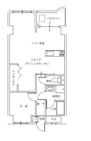扇インペリアルコートの間取り画像