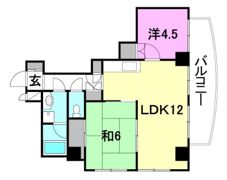 シェール道後の間取り画像