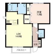 グリーンハイツDの間取り画像