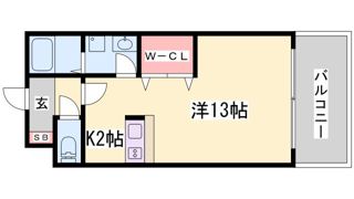 デコール神戸Ⅱの間取り画像