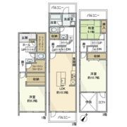 弦巻戸建の間取り画像