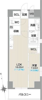 フォルティス今池※FR1か月&初回保証料無料&火災保険料1年分負担キャンペーン中。の間取り画像