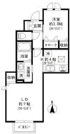 クレール国立の間取り画像