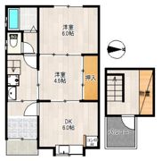 御幸町一戸建賃貸の間取り画像