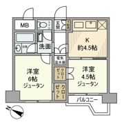 ノア新宿の間取り画像