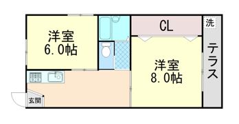 シティライフ43タカハの間取り画像
