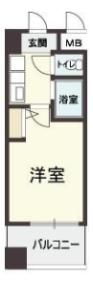 HOPE CITY天神橋の間取り画像