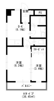 パルメゾン泉の間取り画像