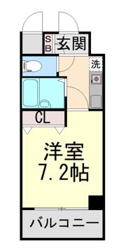 アルシュ住吉の間取り画像
