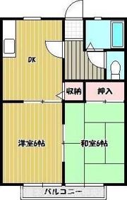 サンライフ中村の間取り画像