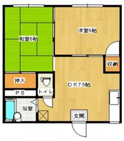 メゾンドアキの間取り画像