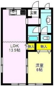 プレミール中居 Ⅱの間取り画像