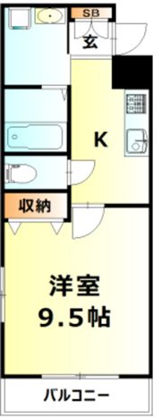 ノーブルハイム岡山の間取り画像