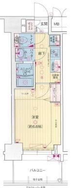 プレサンス ハーバーランド アンド・シーの間取り画像