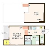 ハーモニーテラス長町Ⅳの間取り画像