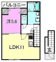 スペリオ道後の間取り画像