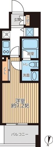 プライマルフロント錦糸町の間取り画像