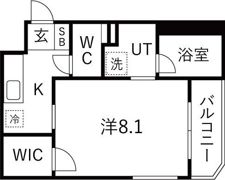 ベルビレッジ覚王山の間取り画像