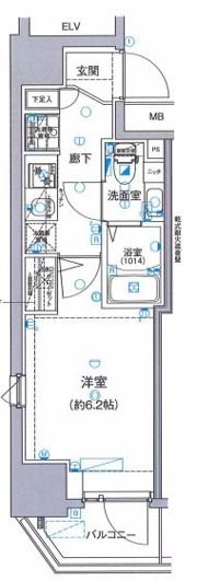 グランリーヴェル横濱VIVANTの間取り画像