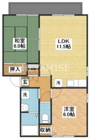 ローズ久山 B棟の間取り画像