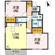 グランドソレーユⅡ B棟の間取り画像