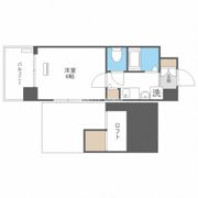 エステムコート梅田茶屋町デュアルスペースの間取り画像