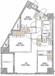 ダイナシティ西横浜の間取り画像