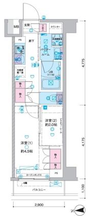 セジョリ池袋本町の間取り画像
