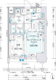 プレサンスレイズ千種今池Ⅱの間取り画像
