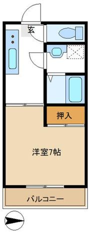 サラセニアハイツの間取り画像