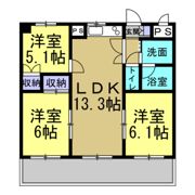 ストークマンションの間取り画像