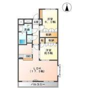 ディベルティ観音寺新町の間取り画像