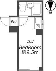 クロノス北小岩の間取り画像