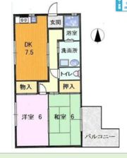 ガーデンハイツ芦屋の間取り画像