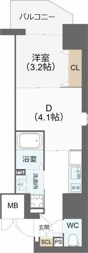 ArtizA新大阪D.C.の間取り画像