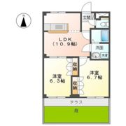ブルーダイヤモンドの間取り画像