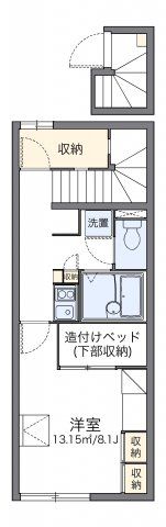 レオパレスクオーレ 下万呂の間取り画像