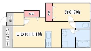 グランディオーズアリノの間取り画像